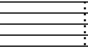 Dotted Music Bar Line