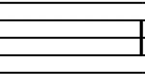 Small Half Music Bar Line